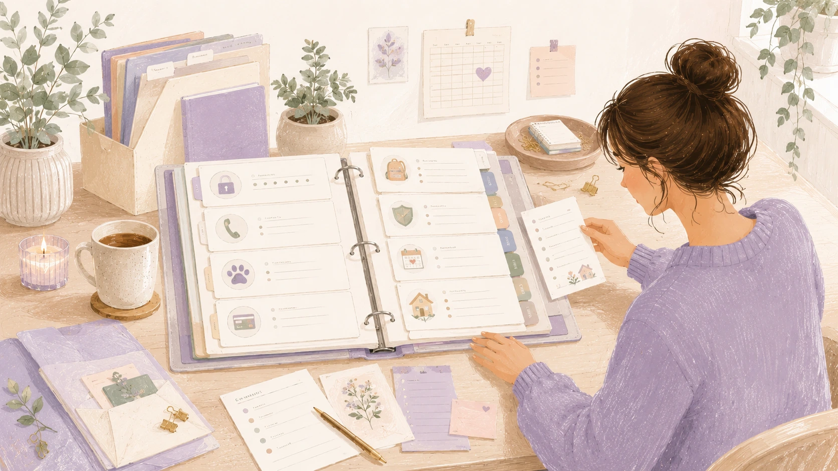 The “I Forgot Again” Home Binder Setup
