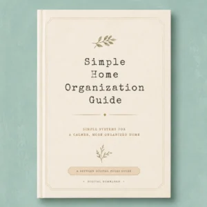 Simple Home Organization Guide