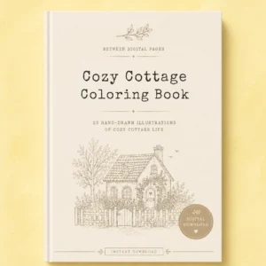 Cozy Cottage Coloring Book