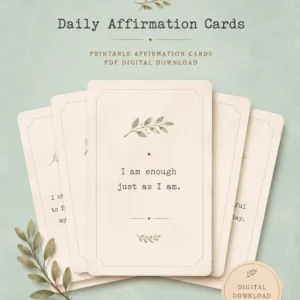 Daily Affirmation Cards